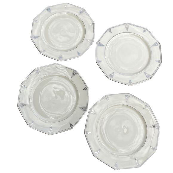 Community China Deauville Art Deco Salad Plates Lot of 4 1920s Bavaria READ - Picture 4 of 11